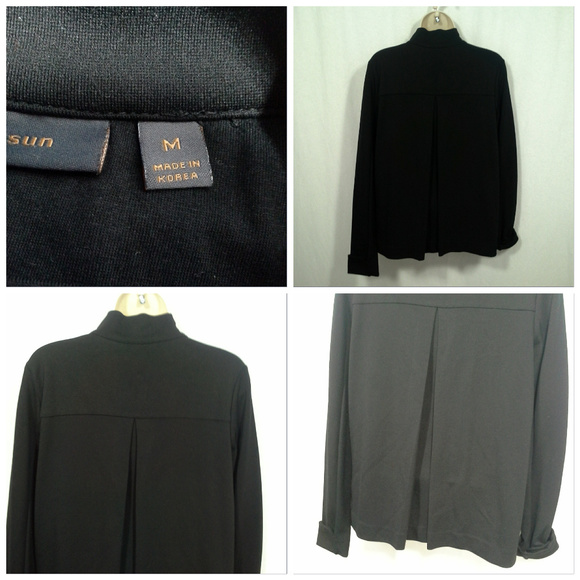 Amber Sun jacket Size M Black Stretch Statement - Picture 4 of 8